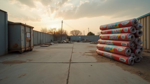 Des matériaux de construction à prix réduits en fin de chantier