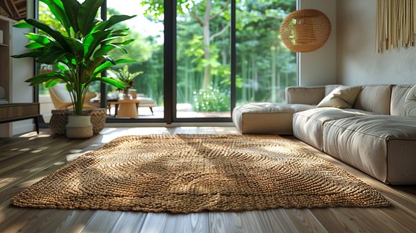 Tapis en jute : un accessoire naturel mais aussi tendance